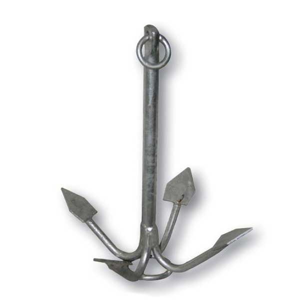 Lalizas Hot Dip Grapnel 10 Anchor Silber 10 kg Lalizas Hot Dip Grapnel 10 Anchor Silber 10 kg von Lalizas