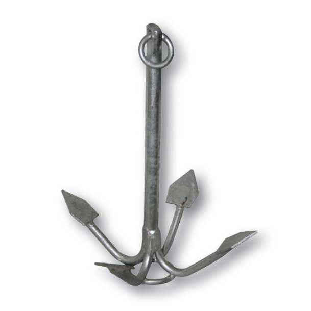 Lalizas Hot Dip Grapnel 15 Anchor Silber 15 kg von Lalizas