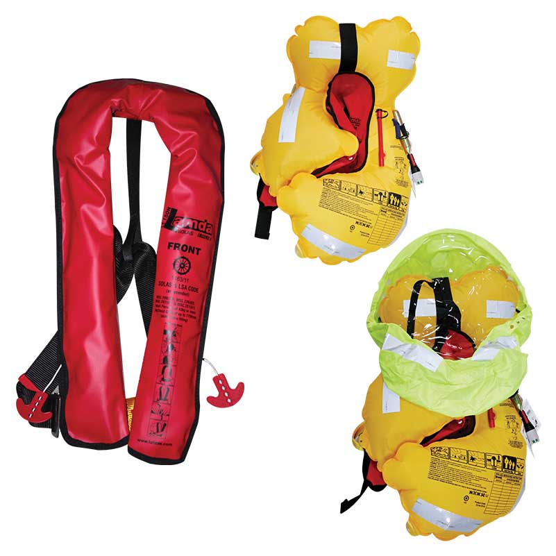 Lalizas Lamada 330n No Spray Hood Automatic Life Jacket Gelb,Rot Lalizas Lamada 330n No Spray Hood Automatic Life Jacket Gelb,Rot von Lalizas