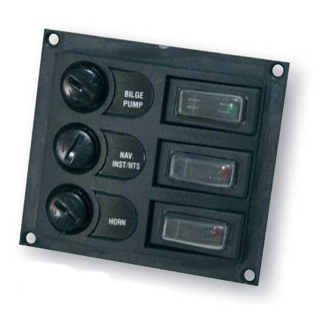 Lalizas Panel Base With Fuse Switch Schwarz Lalizas Panel Base With Fuse Switch Schwarz von Lalizas
