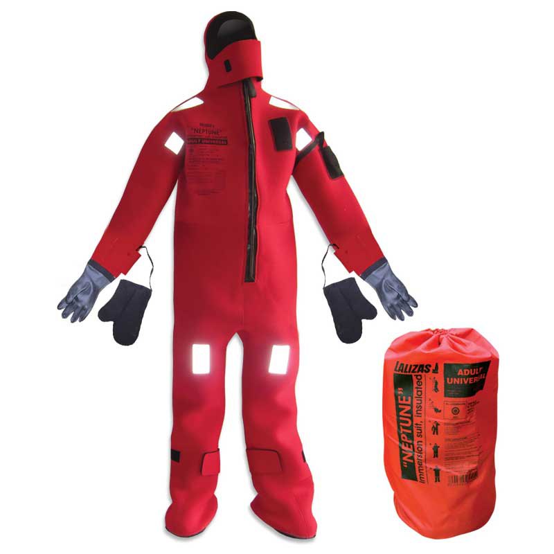 Lalizas Rubber Immersion Suit Rot S Mann Lalizas Rubber Immersion Suit Rot S Mann von Lalizas