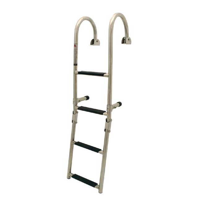 Lalizas Stainless Steel Folding Ladder Schwarz,Silber 2+2 Steps Lalizas Stainless Steel Folding Ladder Schwarz,Silber 2+2 Steps von Lalizas