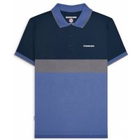 Lambretta Contrast Panel Herren Polo-Shirt SS1219-NAVY von Lambretta