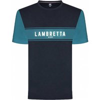 Lambretta Coral Herren T-Shirt SS9819-NVY/BLUCRL Lambretta Coral Herren T-Shirt SS9819-NVY/BLUCRL von Lambretta