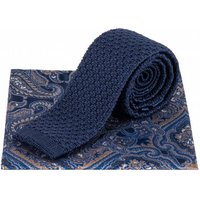 Lambretta Paisley Herren Strickkrawatte und Einstecktuch LAMAW2312-NAVY Lambretta Paisley Herren Strickkrawatte und Einstecktuch LAMAW2312-NAVY von Lambretta