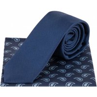 Lambretta Paisley Herren Strickkrawatte und Einstecktuch LAMAW2313-NAVY Lambretta Paisley Herren Strickkrawatte und Einstecktuch LAMAW2313-NAVY von Lambretta