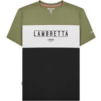 Lambretta Panel Herren T-Shirt SS1083-K/BL/WHITE Lambretta Panel Herren T-Shirt SS1083-K/BL/WHITE von Lambretta
