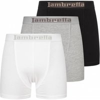 Lambretta Retro Herren Boxershorts 3er-Pack SS8204-BLK/GRY/WHT Lambretta Retro Herren Boxershorts 3er-Pack SS8204-BLK/GRY/WHT von Lambretta