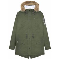 Lambretta Sherpa Lined Herren Parka SS6252-KHAKI Lambretta Sherpa Lined Herren Parka SS6252-KHAKI von Lambretta