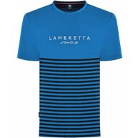 Lambretta Striped Herren T-Shirt SS0017-DK BLU Lambretta Striped Herren T-Shirt SS0017-DK BLU von Lambretta