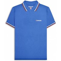 Lambretta Triple Tipped Herren Polo-Shirt SS1650-DK BL-W/SB/MR von Lambretta