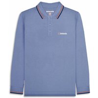 Lambretta Twin Tipped Herren Langarm Polo-Shirt SS3224-GRY RED/NVY Lambretta Twin Tipped Herren Langarm Polo-Shirt SS3224-GRY RED/NVY von Lambretta