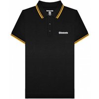 Lambretta Twin Tipped Herren Polo-Shirt SS1608-2-BLK/GOLD von Lambretta