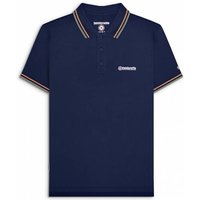 Lambretta Twin Tipped Herren Polo-Shirt SS1608-NAVY-N/LG von Lambretta