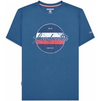 Lambretta Vintage Print Herren T-Shirt SS1010-DK BLUE von Lambretta