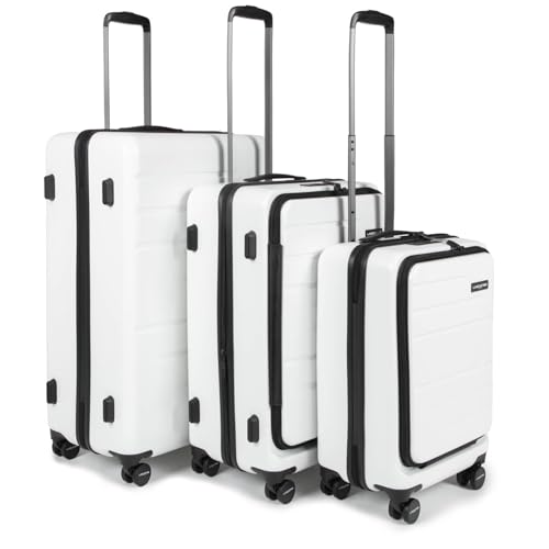 LANCASTER 3-teiliges Kofferset – Gepäck, weiß, one size von Lancaster