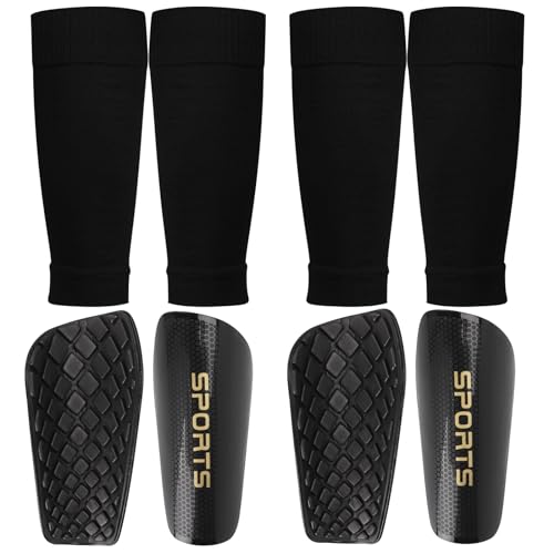 LangRay Schienbeinschoner Fussball mit Fußballsocken für Kinder, 2 Paar Kleine Schienbeinschoner Kinder Fussball rutschfeste Beinschutz Shin Pads Schwarz für Jungen und Mädchen LangRay Schienbeinschoner Fussball mit Fußballsocken für Kinder, 2 Paar Kleine Schienbeinschoner Kinder Fussball rutschfeste Beinschutz Shin Pads Schwarz für Jungen und Mädchen von LangRay