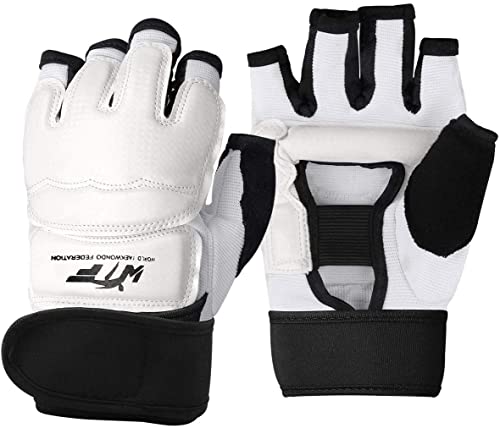 Taekwondo Kampfsport Handschuhe, LangRay Boxhandschuhe Punchinghandschuhe MMA Handschuhe für Sparring Martial Arts, Boxsack Trainingshandschuhe für Erwachsene und Kinder (XL, Weiß) Taekwondo Kampfsport Handschuhe, LangRay Boxhandschuhe Punchinghandschuhe MMA Handschuhe für Sparring Martial Arts, Boxsack Trainingshandschuhe für Erwachsene und Kinder (XL, Weiß) von LangRay
