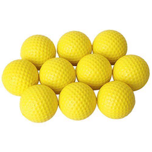 Lanko 10 STK. Golfball Golf Training Soft Softbaelle uebungsbaelle von Lanko