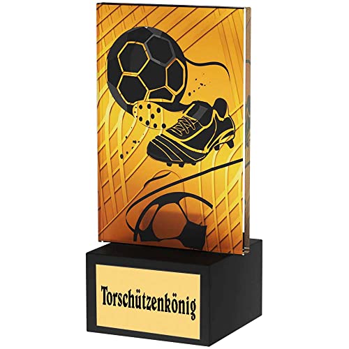 Larius Fußball Ehrenpreis - Pokal Trophäe Goldener Schuh Ball - Torschützenkönig (Fussball Hero, Torschützenkönig) von Larius