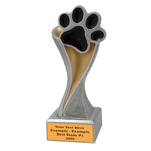 Larius Personalisierbarer Pokal Hunde Trophäe für Wettbewerbe und Hundeliebhaber (mit Wunschtext, M) von Larius