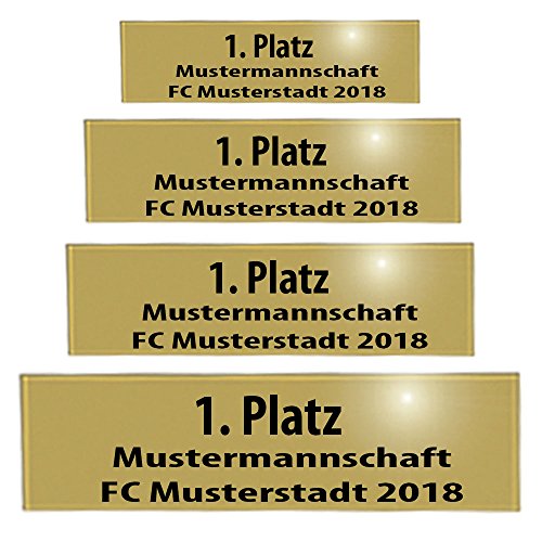 Larius Pokalschild Schilder Trophäe Gravurschild Pokal Gravur Türschild Trophäen Türschild Namensschild Larius Pokalschild Schilder Trophäe Gravurschild Pokal Gravur Türschild Trophäen Türschild Namensschild von Larius