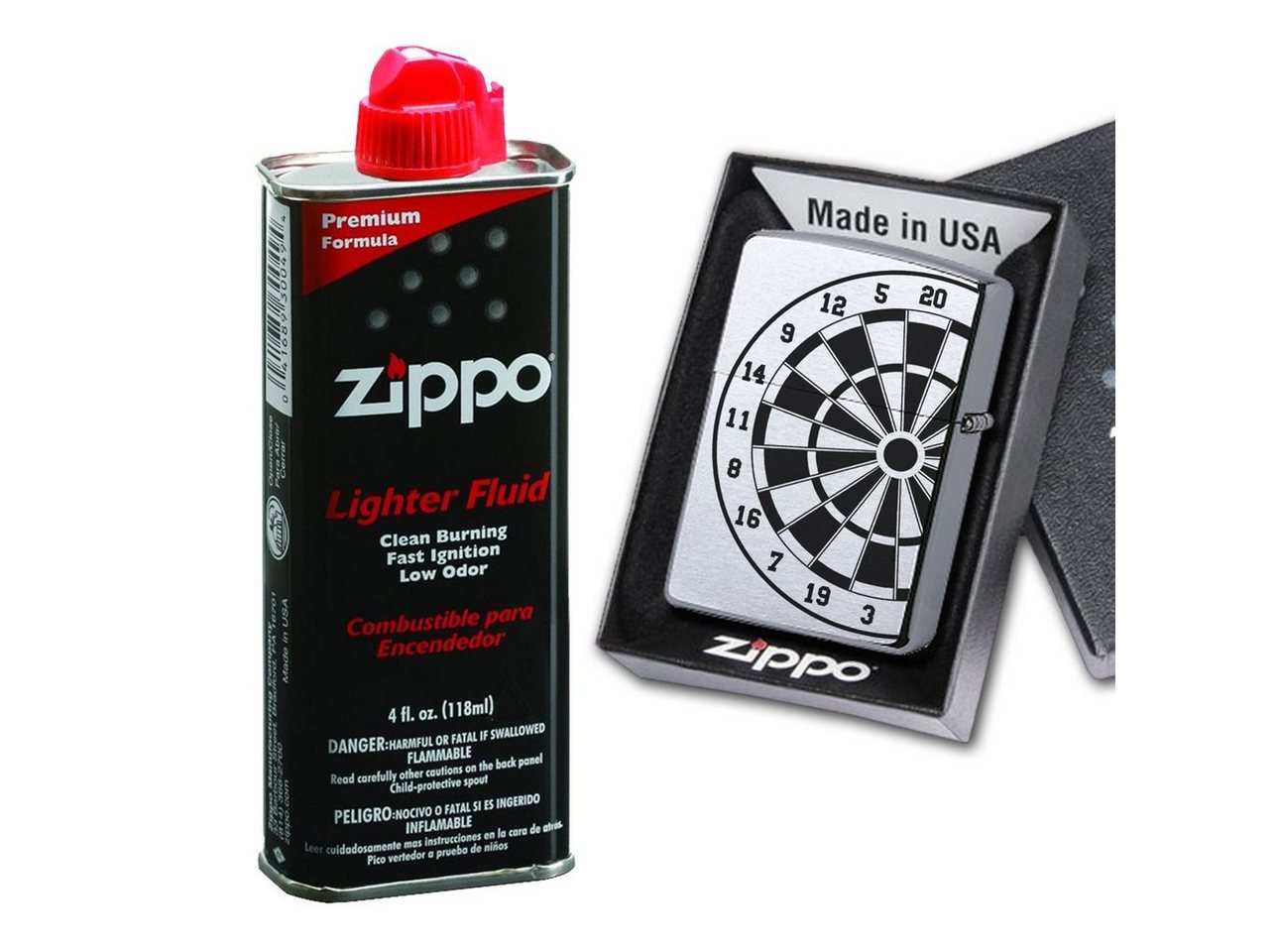 Lasernauten Feuerzeuge Zippo Feuerzeug mit Gravur Dartscheibe Chrome Brushed Dart Dartboard, Benzinfeuerzeug Lasernauten Feuerzeuge Zippo Feuerzeug mit Gravur Dartscheibe Chrome Brushed Dart Dartboard, Benzinfeuerzeug von Lasernauten