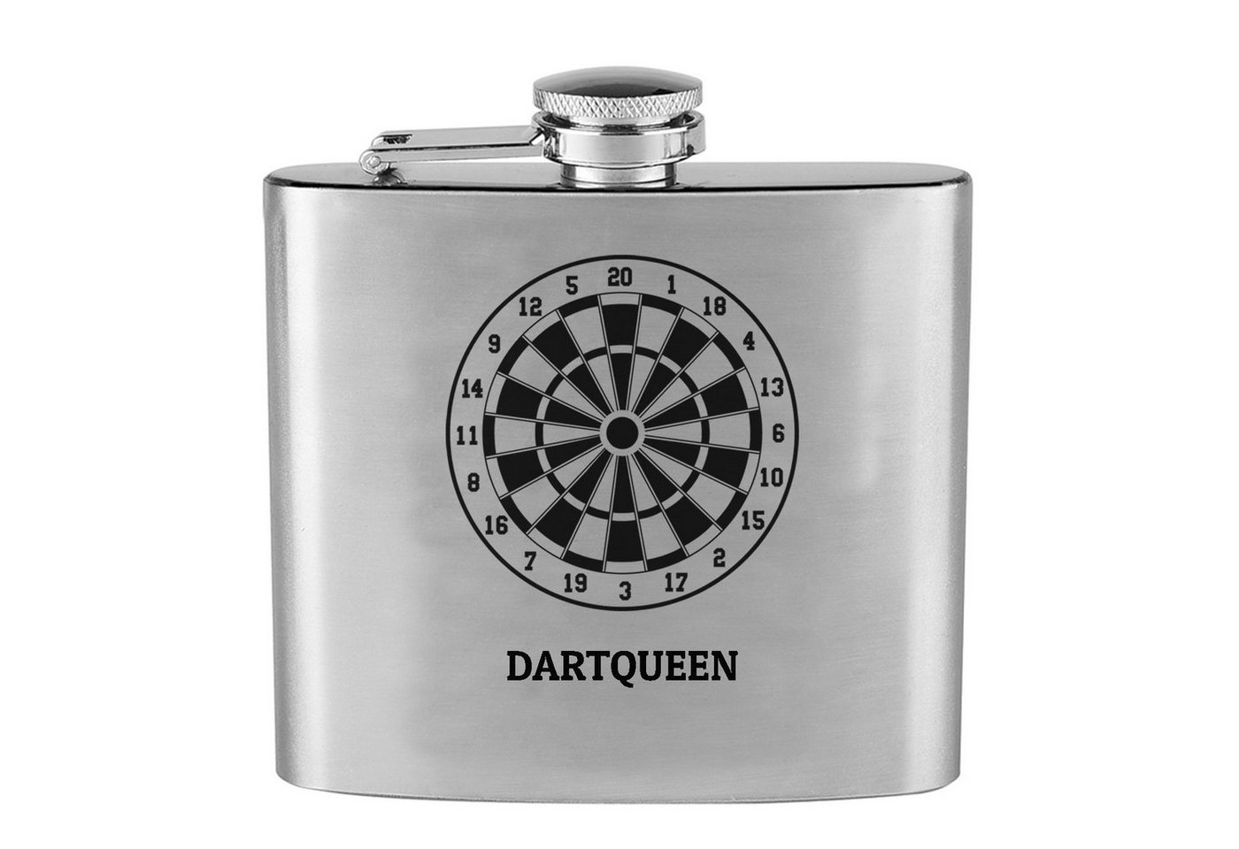 Lasernauten Flachmann Edelstahl Flachmann mit Gravur Dartscheibe und Spruch Ihrer Wahl Dart, Edelstahl Lasernauten Flachmann Edelstahl Flachmann mit Gravur Dartscheibe und Spruch Ihrer Wahl Dart, Edelstahl von Lasernauten
