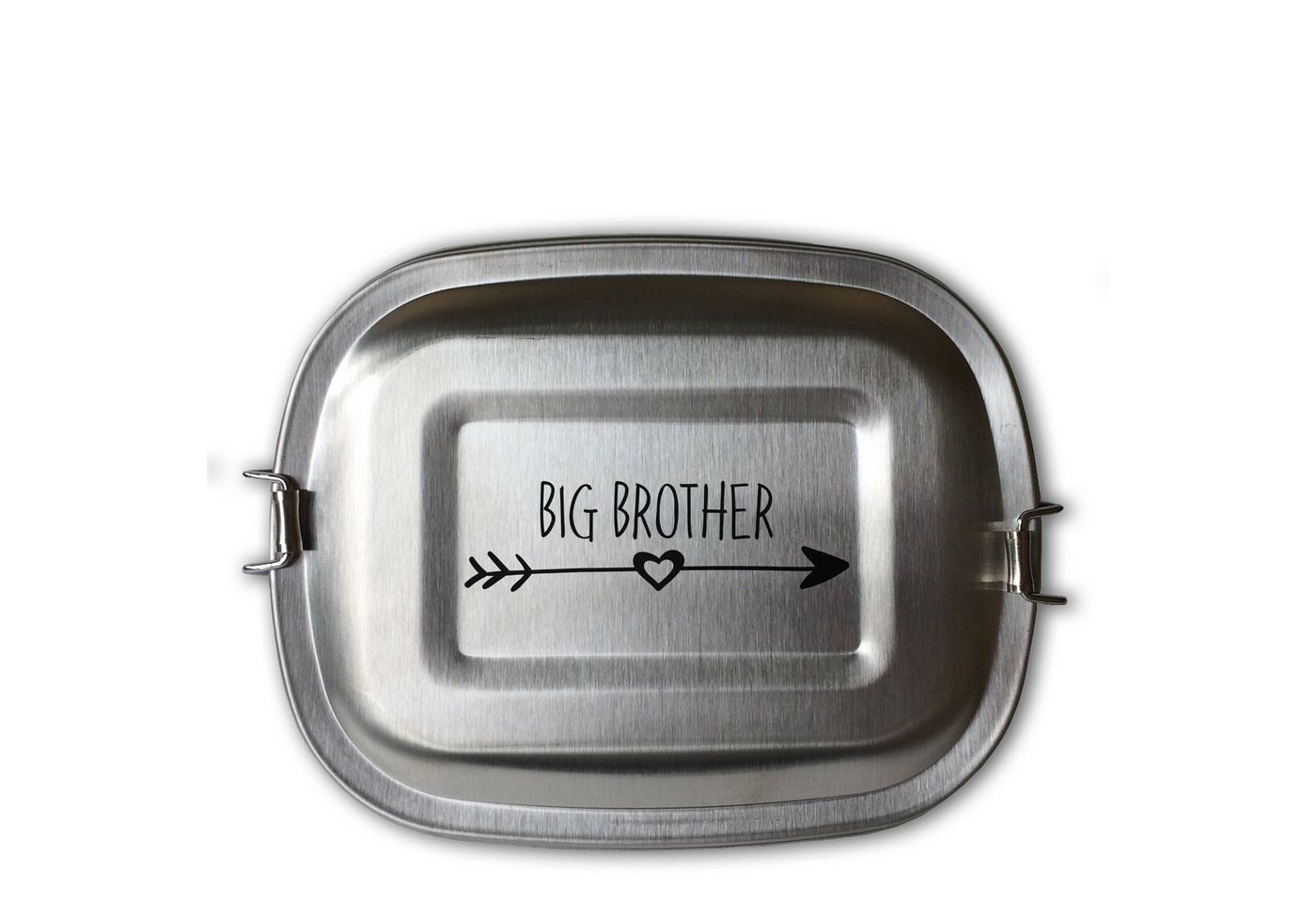 Lasernauten Lunchbox Lunchbox Edelstahl Geschwister Kinder versch. Motive Bruder Schwester, Große Dose (ca. 1000ml) von Lasernauten