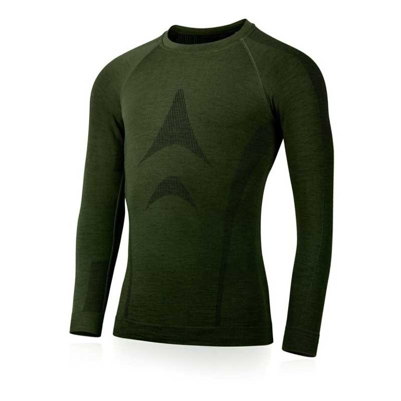 Lasting Wolf 6160 Long Sleeve T-shirt Grün 2XL-3XL Mann von Lasting