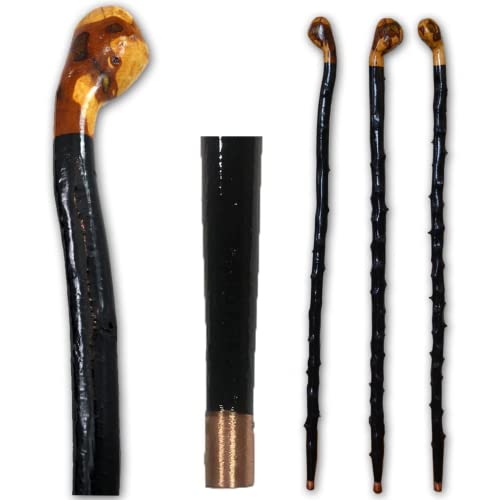Latchfords Genuiner Irischer Dorniger Schwarzer Holunder Walking Stick, Schwarz, 1 Stück Latchfords Genuiner Irischer Dorniger Schwarzer Holunder Walking Stick, Schwarz, 1 Stück von Latchfords