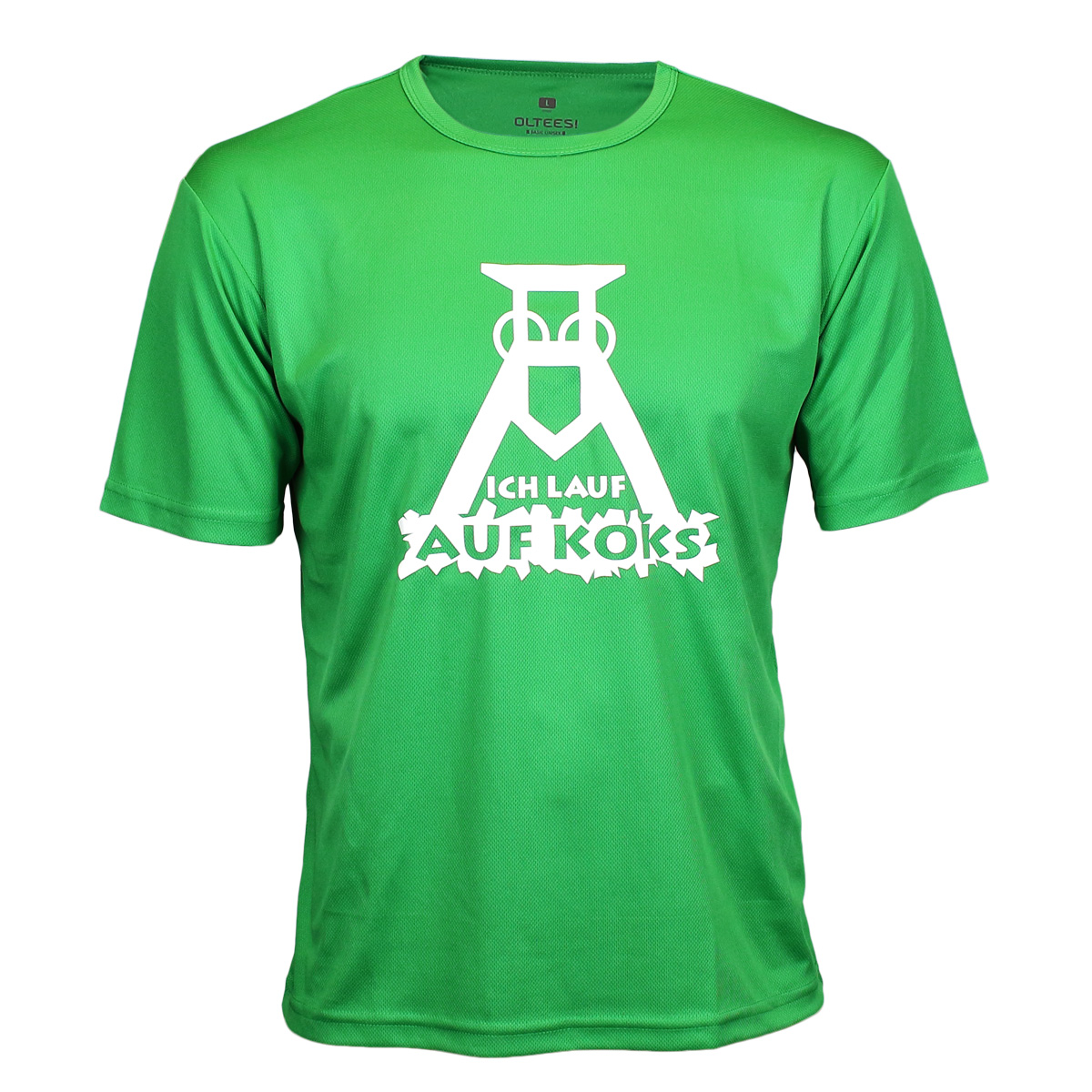 Ich lauf auf Koks Funktions T-Shirt kellygreen für Männers Ich lauf auf Koks Funktions T-Shirt kellygreen für Männers von Lauflust