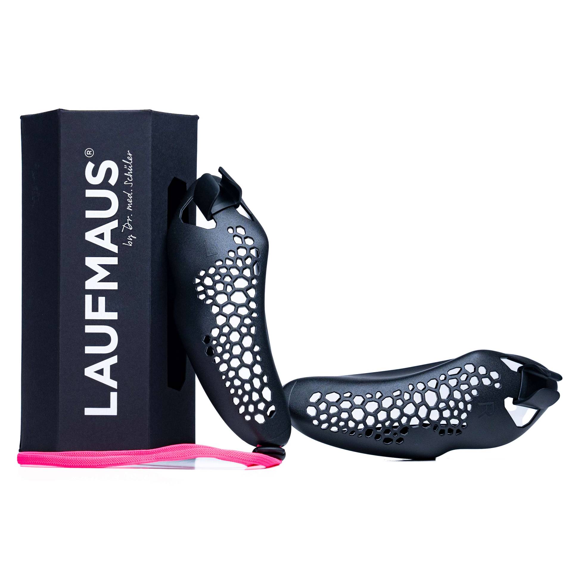 Laufmaus Lauftrainer by Dr. med. Schüler, Altrosa mit hellblauem Band, Small Laufmaus Lauftrainer by Dr. med. Schüler, Altrosa mit hellblauem Band, Small von Laufmaus