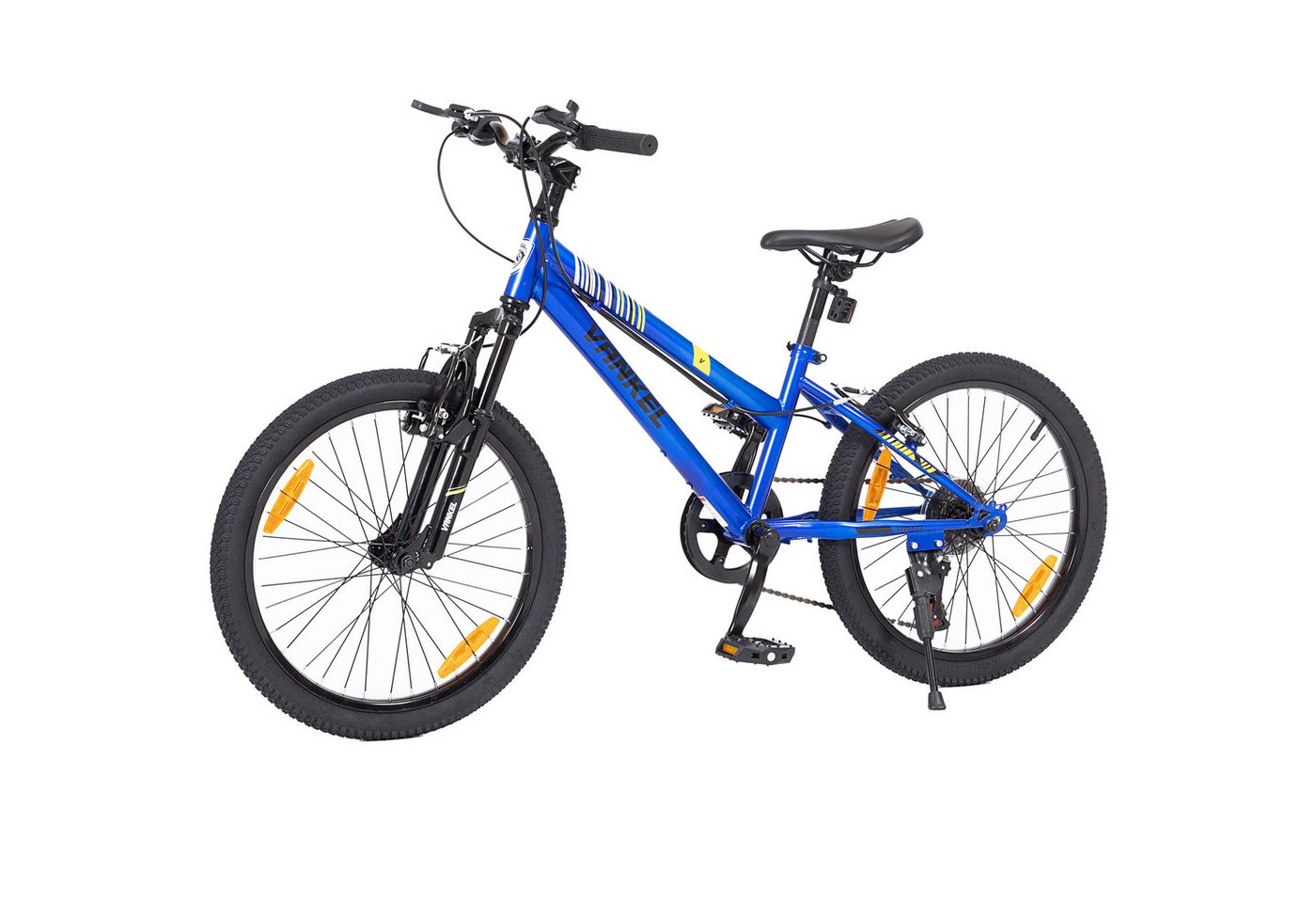 Vankel Kinderfahrrad Mountainbike 20 Zoll, Kinderrad ab 6 Jahren, Geschenk für Kinder, 6 Gang, Kettenschaltung, Mädchen Jungen Fahrrad mit V-Bremse, sportliches Design Vankel Kinderfahrrad Mountainbike 20 Zoll, Kinderrad ab 6 Jahren, Geschenk für Kinder, 6 Gang, Kettenschaltung, Mädchen Jungen Fahrrad mit V-Bremse, sportliches Design von Vankel