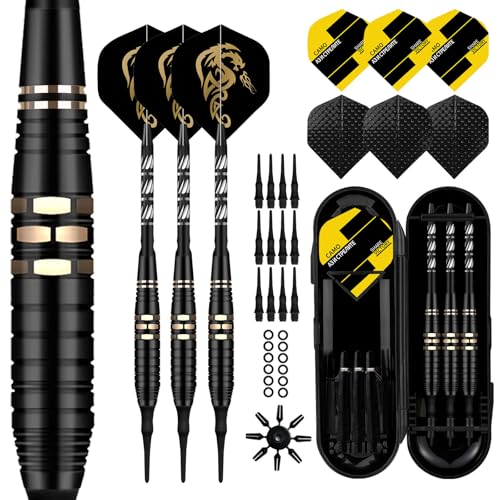Lavishio Soft Tip Darts Set - Soft Tip Darts for Electronic Darts Boards - 18G Plastic Tip Darts Set with Aluminum Shaft for Electronic Darts Boards Lavishio Soft Tip Darts Set - Soft Tip Darts for Electronic Darts Boards - 18G Plastic Tip Darts Set with Aluminum Shaft for Electronic Darts Boards von Lavishio