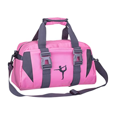 Sport Duffle Tasche für Mädchen Sport Gymnastics Bags für Kinder Tap Dancing Bag Reisetasche, Übernachtungstasche von Lawnrden