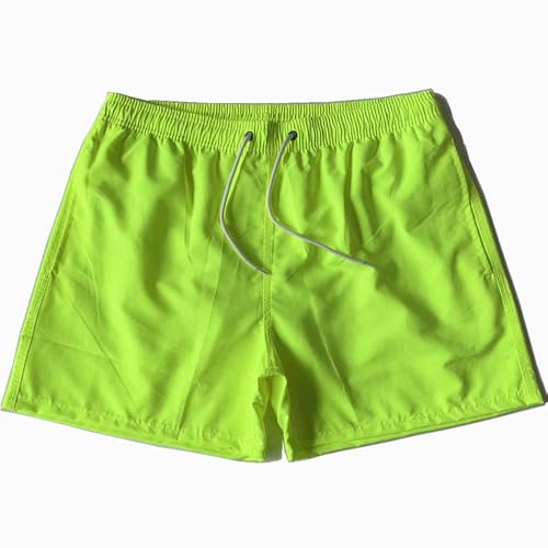 Lay U HOME DREI-Punkt Hosen Männer Strand-Futter Shorts schnell trocknend wasserdicht surfen Badehose Nicht-elastische Polyester Faser Shorts von Lay U HOME