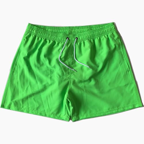 Lay U HOME DREI-Punkt Hosen Männer Strand-Futter Shorts schnell trocknend wasserdicht surfen Badehose Nicht-elastische Polyester Faser Shorts von Lay U HOME