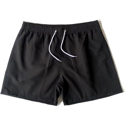 Lay U HOME DREI-Punkt Hosen Männer Strand-Futter Shorts schnell trocknend wasserdicht surfen Badehose Nicht-elastische Polyester Faser Shorts von Lay U HOME