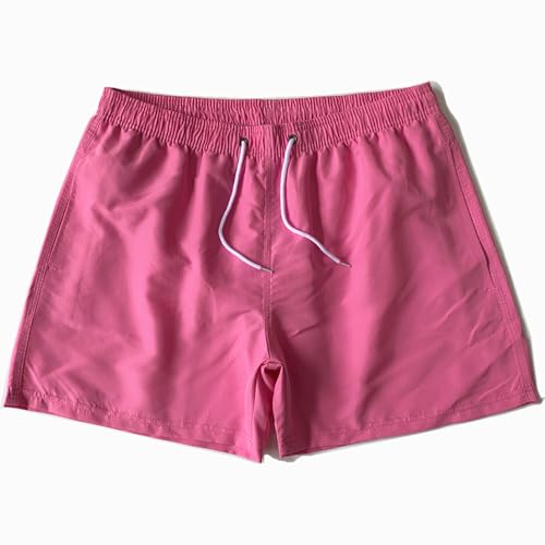 Lay U HOME DREI-Punkt Hosen Männer Strand-Futter Shorts schnell trocknend wasserdicht surfen Badehose Nicht-elastische Polyester Faser Shorts von Lay U HOME