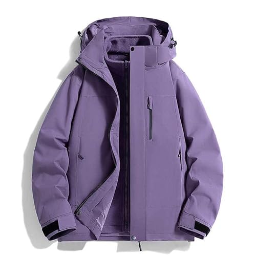 Lay U HOME DREI-in-one-Outdoor-Jacke Bergsteigen wasserdichte Zipper solid Color Jacke von Lay U HOME