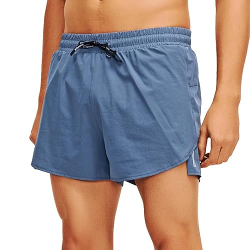 Lay U HOME EIS Seide atmungsaktive Sport-Shorts Männer Sommer dünnen Abschnitt Zweiteilige Training Running Shorts von Lay U HOME