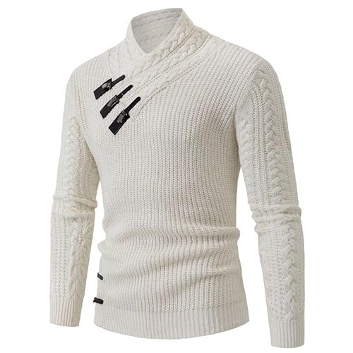 Lay U HOME Hälfte Rollkragen Männer Pullover Herbst und Winter Slim Long-Sleeved Pullover Sweater mit Pullover von Lay U HOME