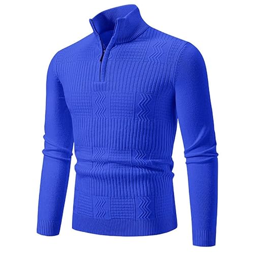 Lay U HOME Herbst und Winter Herren Pullover solid Color Stand-up Kragen Pullover Bodenbildung Shirt Männer Pullover Strickwaren von Lay U HOME