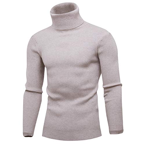 Lay U HOME Herbst und Winter Männer Pullover Rollkragen dicken Pullover Männer Casual vertikale Knit Sweater von Lay U HOME