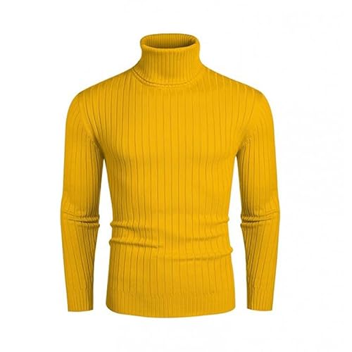 Lay U HOME Herbst und Winter Männer solid Color Twist Rollkragen Pullover Mode gestreiften Pullover Bodenbildung Pullover von Lay U HOME