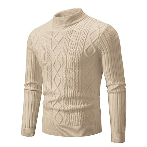 Lay U HOME Herbst und Winter Pullover Pullover Hälfte Rollkragen Lange-ärmeln top elastische dünne Männer Pullover Pullover Bodenbildung von Lay U HOME