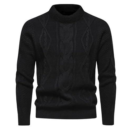 Lay U HOME Herbst und Winter Pullover Retro Männer Strickwaren Casual Rundhals Bodenbildung Shirt Männer der Jacke von Lay U HOME