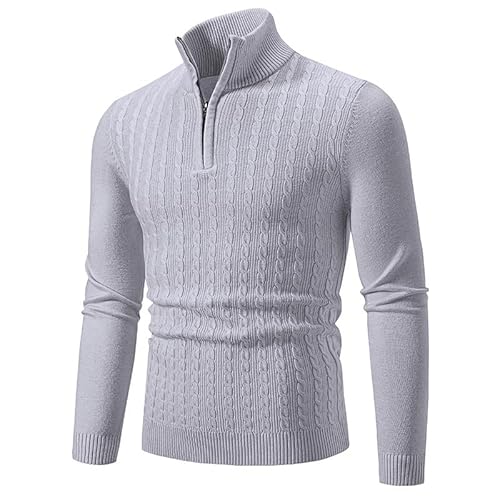 Lay U HOME Herren Pullover Herbst Strickjacken Stand-up Collars Männer solid Color lose Männer jacken Strickwaren von Lay U HOME