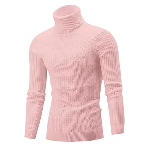 Lay U HOME Herren Rollkragen Pullover Casual Männer Gestrickte Pullover Warme Fitness Männer Pullover Tops von Lay U HOME